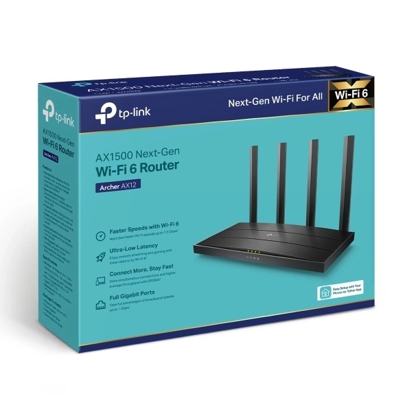 Router TP-Link Archer AX12 s Wi-Fi 6