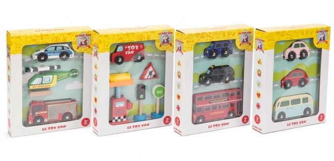 Le Toy Van set drvenih spasilačkih vozila
