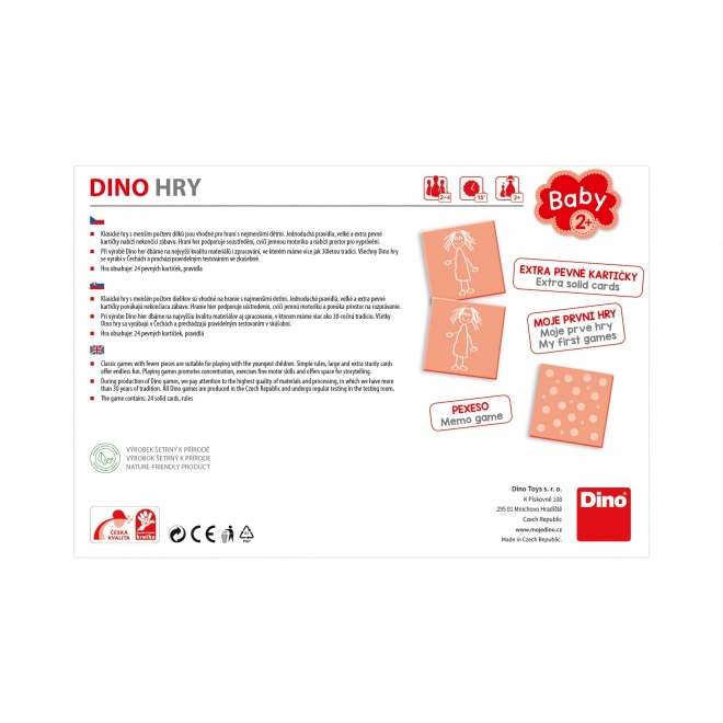 Dino Baby Pexeso domaće životinje