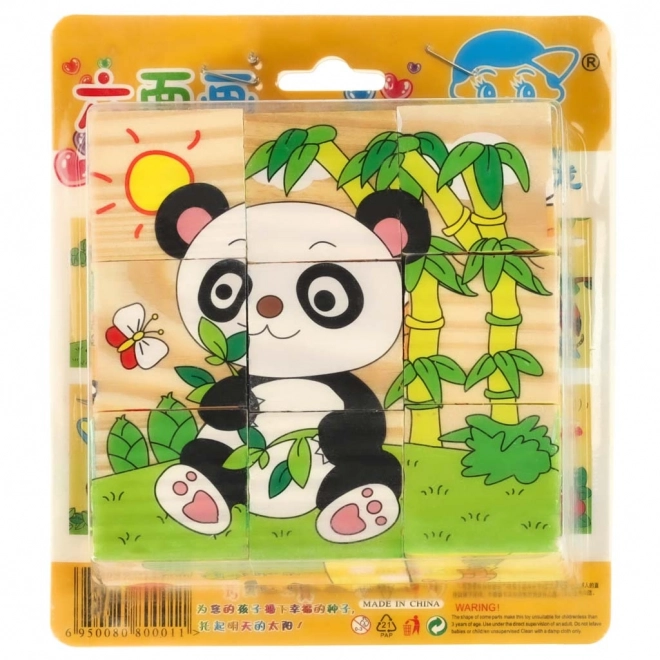 Drvene puzzle Safari 3D
