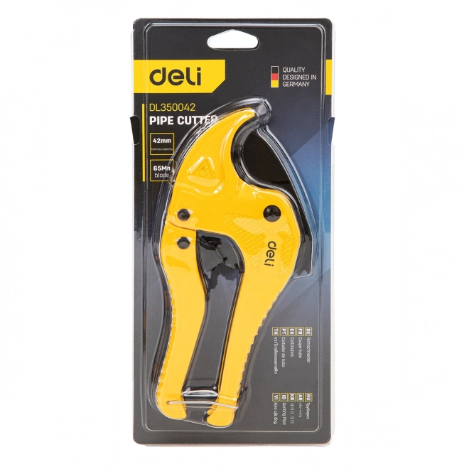 Rezač trubek 42mm Deli Tools EDL350042 (žuti)