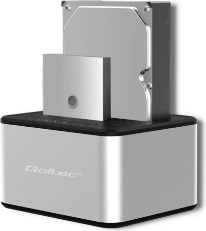 Dok stanica za diskove 2× HDD/SSD 2.5"/3.5" SATA s USB 3.0 i izvanmrežnim kloniranjem