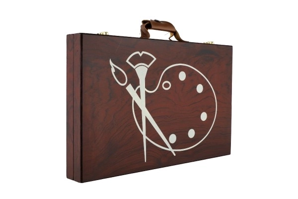 Set za slikanje Art box u drvenom kovčežiću - 79 komada