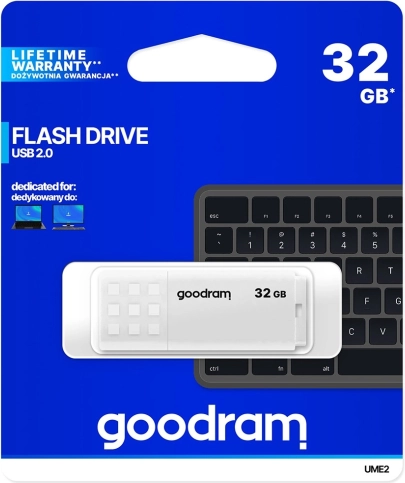 USB flash pogon GOODRAM UME2 32 GB USB 2.0 bijeli
