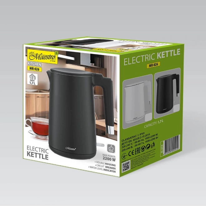 Elektricni čajnik Maestro bijeli 1,7 l 1800 W