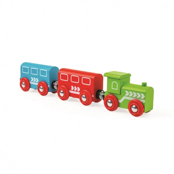 Bigjigs Rail Drvena vlakička sa seoskim putem 80 dijelova
