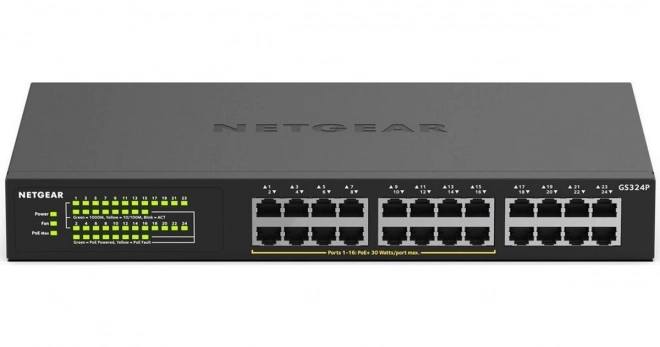 Neručno gigabitno preklopno mrežno sklopovlje s 24 PoE+ porta GS324P