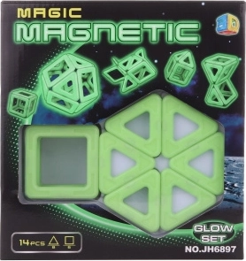 Magični magnetski građevni set Svjetleća Set