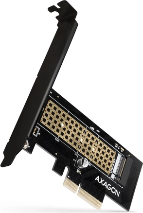 AXAGON interni PCIe x4 adapter za NVMe M.2 SSD (M‑key), standardni i low profile