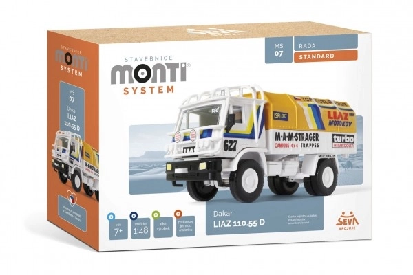 Konstrukcijski set Monti System MS 07 Dakar Liaz 1:48 u kutiji 22x15x6cm