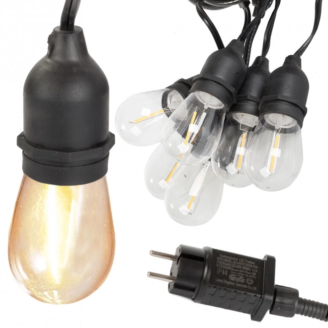 Vrtna svjetlosna girlanda GARDEN GIRL, 10 LED žarulja E27, 10 m, IP44