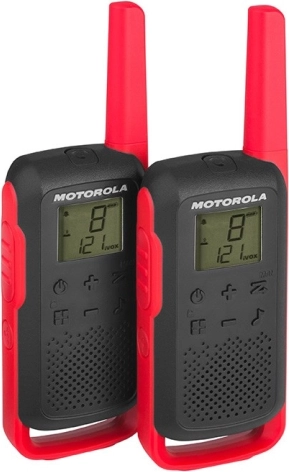 Motorola Talkabout T62 PMR446 walkie-talkie, crveno-crne