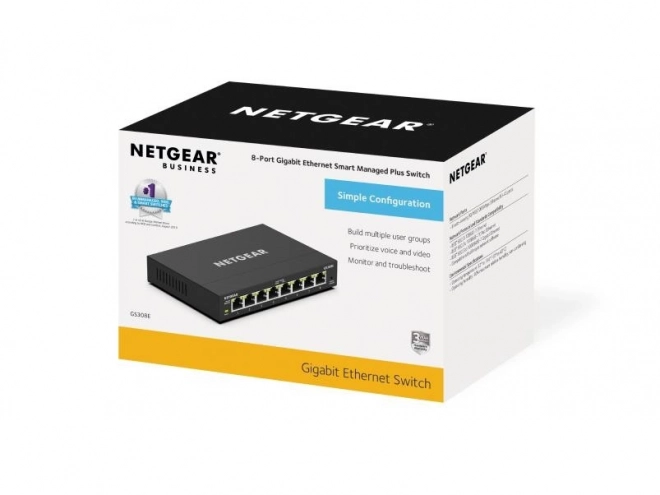 Upravljani prekidač NETGEAR GS308E 8-Port Gigabit Ethernet Plus