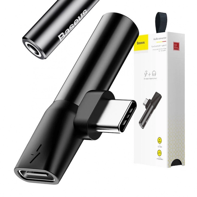 Audio adapter USB-C na mini jack 3,5 mm USB-C (crna)