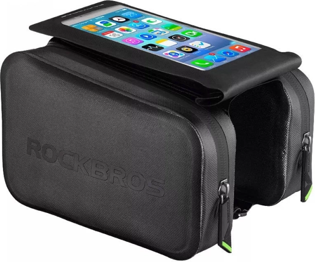 Ciklistička torba s kućištem za telefon ROCKBROS, vodootporna, crna