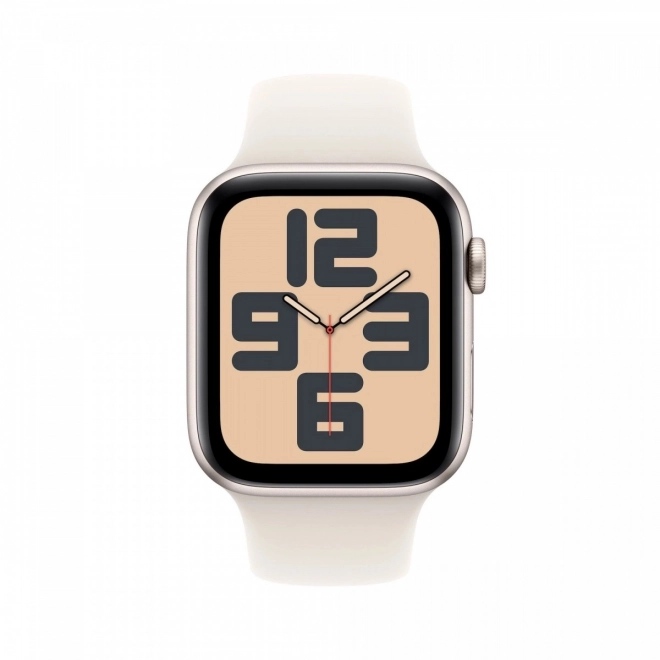 Apple Watch SE GPS s aluminijskim kućištem od 40 mm u mjesečevom sjaju s M/L sportskom narukvicom