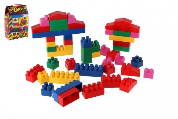 Konstrukcijski komplet LORI 3 plastika 50 kom u kutiji 19x28x10 cm