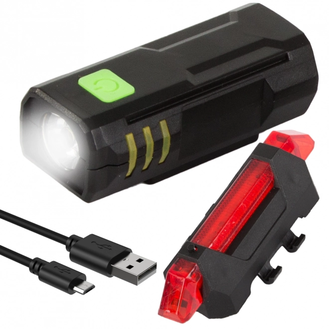 Set USB svjetala za bicikl prednje i stražnje