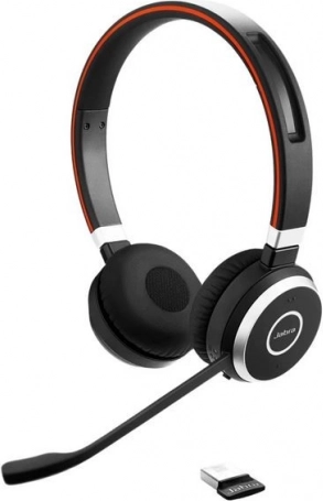 JABRA Evolve 65 MS Stereo bežična naglavna slušalica s USB adapterom