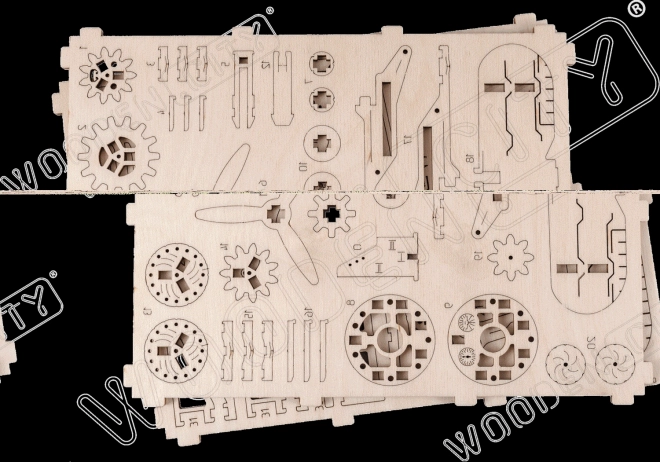 Drveni 3D puzzle dvokrilac