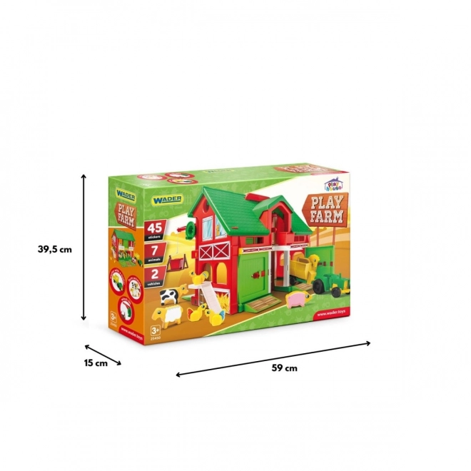 Kućica Farma staja 40x35cm u kutiji 59x40x15cm Wader