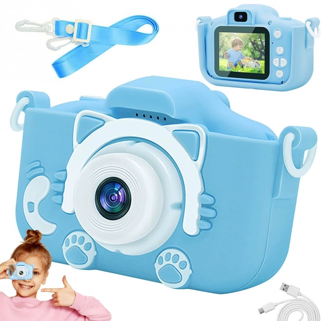 Digitalni fotoaparat za djecu s mačkom