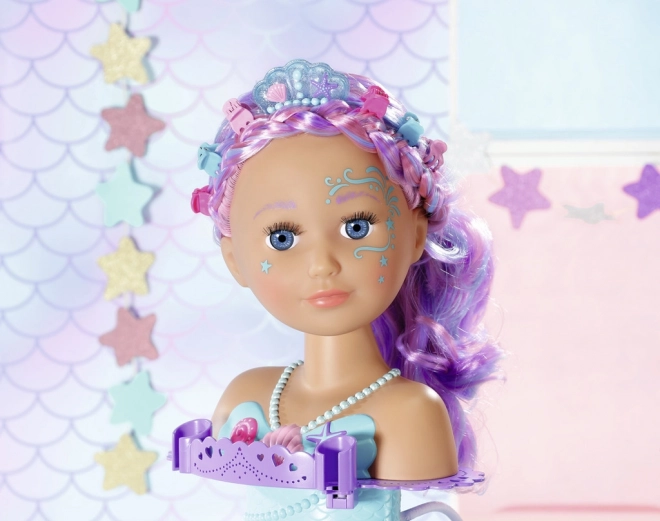 Starija sestrica BABY born glava za češljanje - Sirena