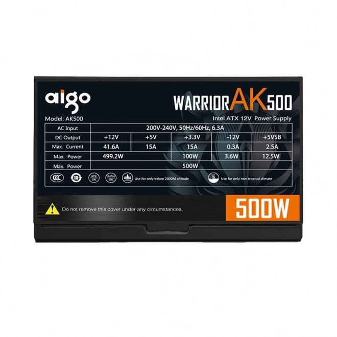 Računalno napajanje Aigo Warrior AK500 crno