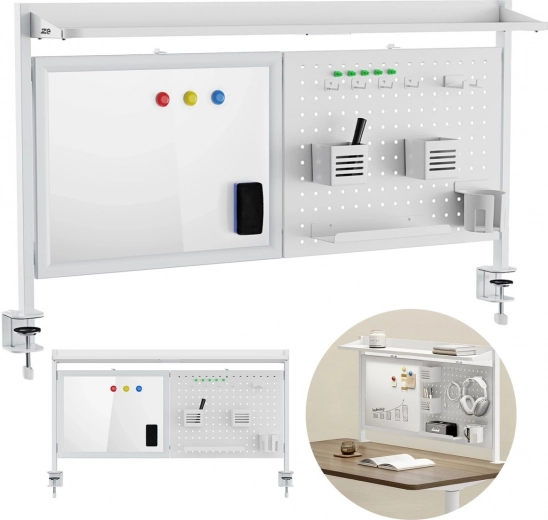 Magnetska ploča i pegboard za maksimalan red