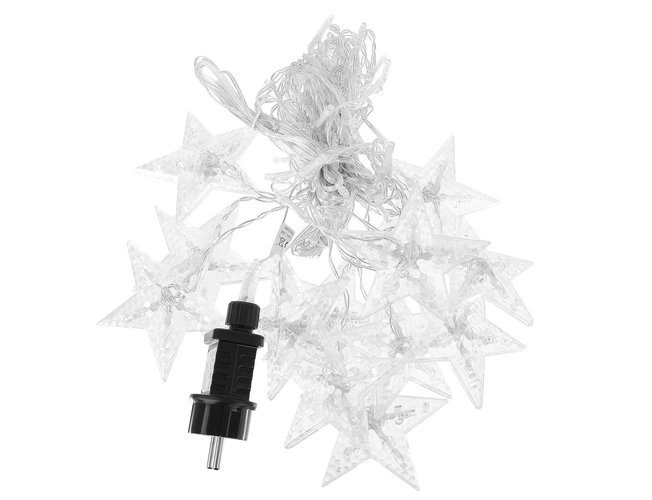 LED šareni zastor sa zvjezdicama - 2,5 m, 108 LED
