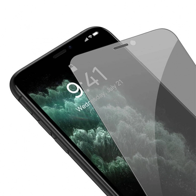 Baseus Crystal zaštita privatnosti kaljeno staklo za iPhone X/XS