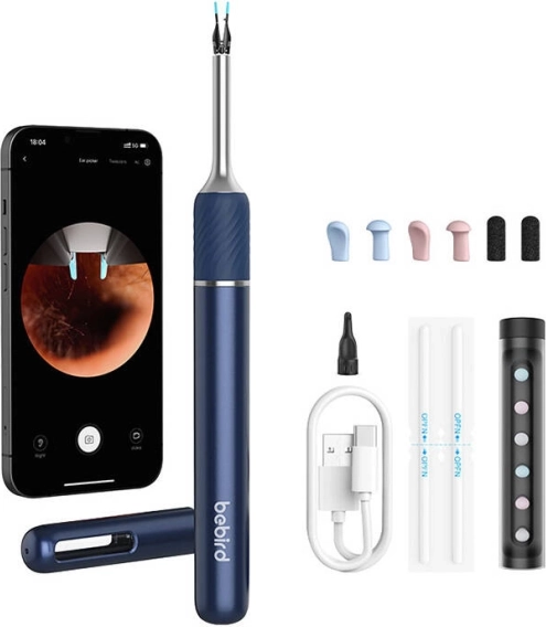 Pametni otoskop s kamerom BEBIRD Note 5 plavi