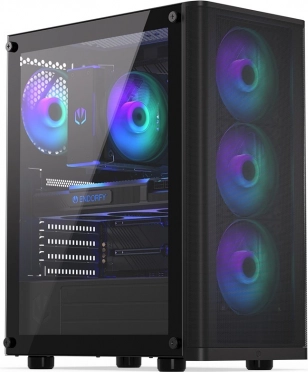 ENDORFY Ventum 200 ARGB gaming PC kućište s kaljenim staklom i izvrsnim protokom zraka