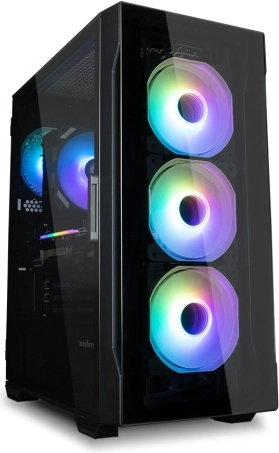 I3 Neo TG mid tower RGB crno kućište s 4 ventilatora