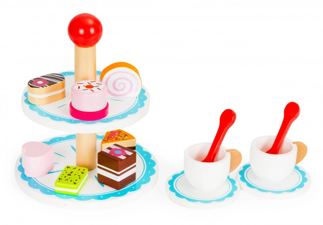 Drveni set za torte Ecotoys
