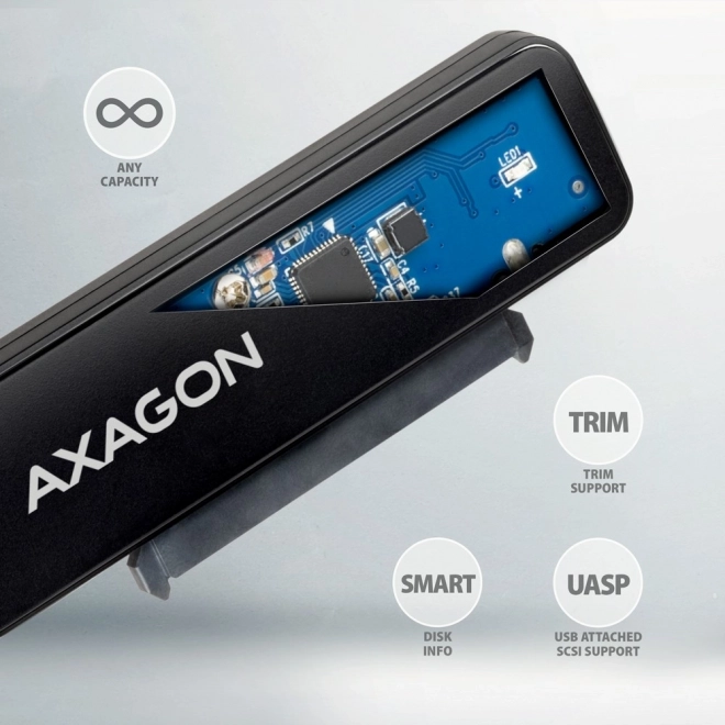 USB-C na SATA HDD/SSD AXAGON FASTPort2 adapter