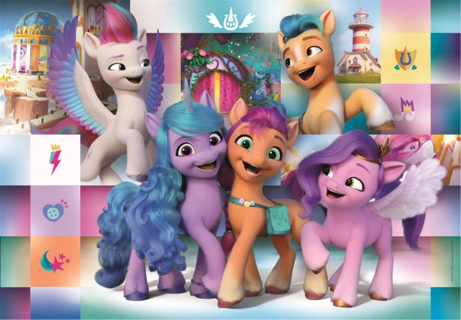 Puzzle Clementoni My Little Pony: Vesela družina MAXI 104 komada