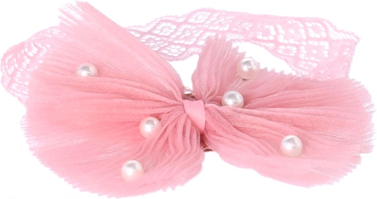 Elegantna ružičasta trakica za kosu