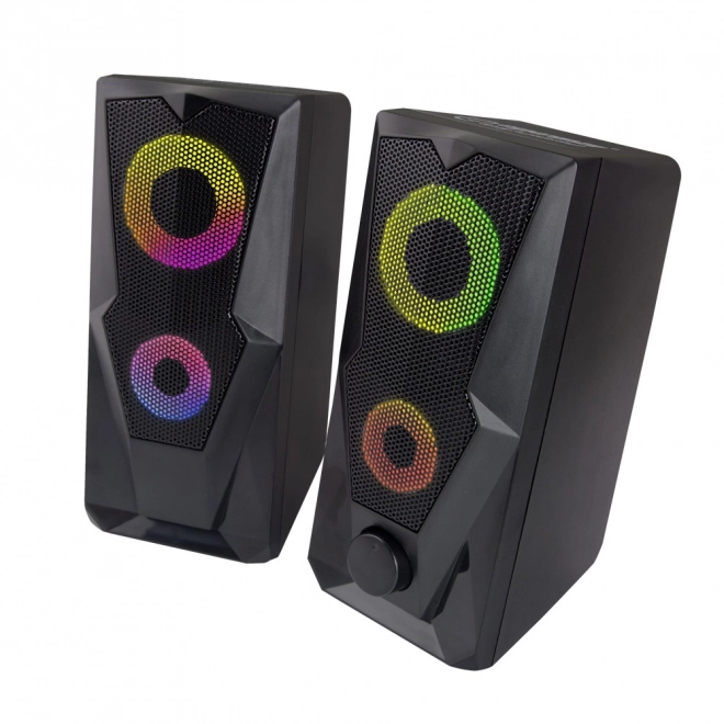 USB stereo zvučnici Led Rainbow Baila