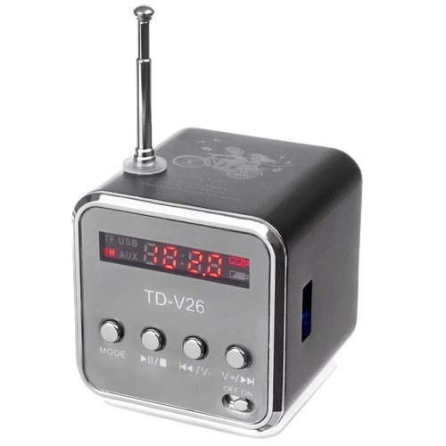 Prijenosni Bluetooth zvučnik s radiom i LCD zaslonom TD-V26