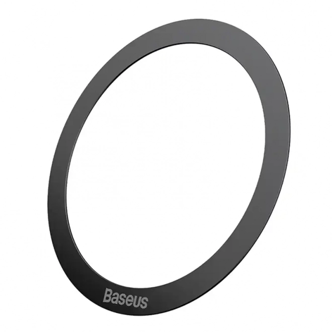 Baseus Halo Magnetski prsten za telefone, MagSafe (crni)