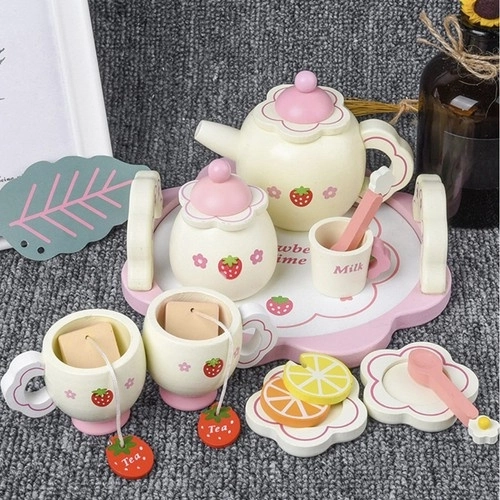Drveni čajni set Kruzzel 21950