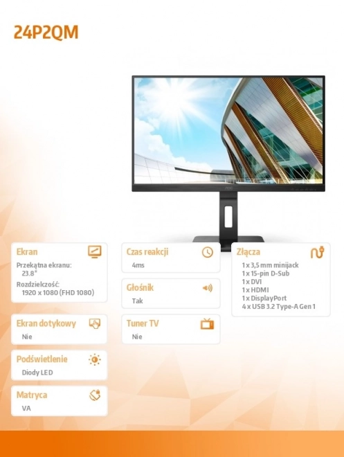 Monitor AOC 24 inča