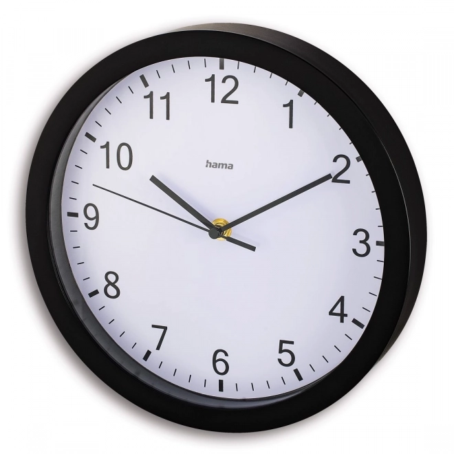 Zidni sat Elba 25 cm crni