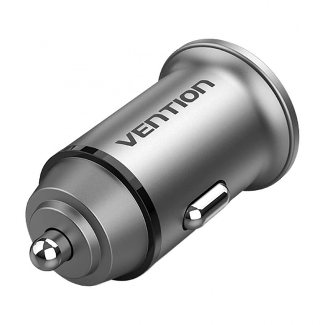 Auto punjač 2x USB Vention 30W Siva