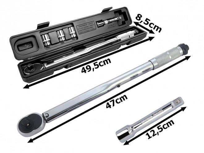 Dinamometrijski set s kazetom za ključeve 40-210 Nm