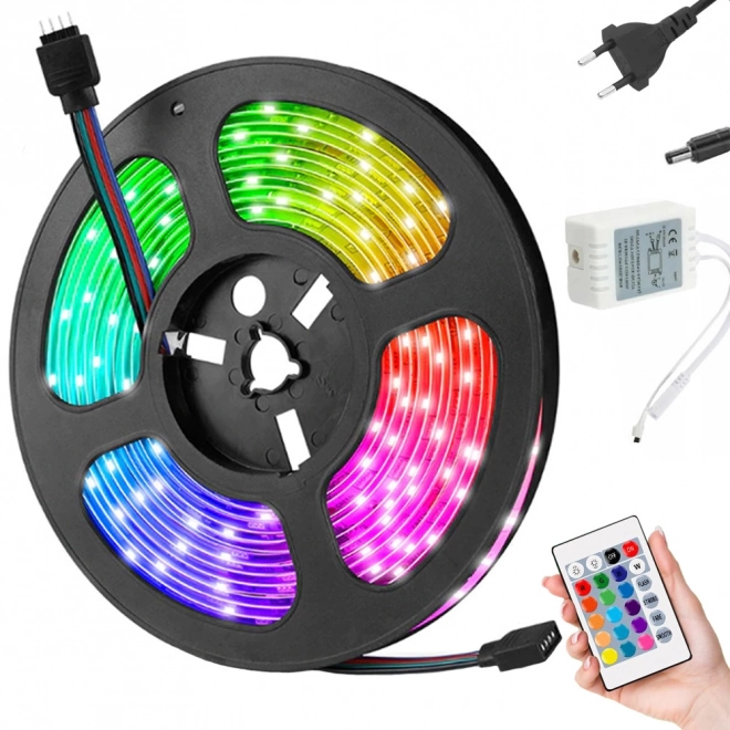 Vodootporna LED traka RGB s daljinskim upravljanjem 4,5 m