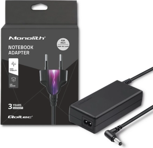 Napajanje QOLTEC za ASUS 65 W, 19 V, 3,42 A, 5,5 × 2,5 mm