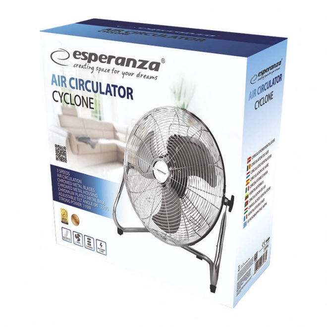 Ventilator Esperanza Cyclone EHF006 srebrni