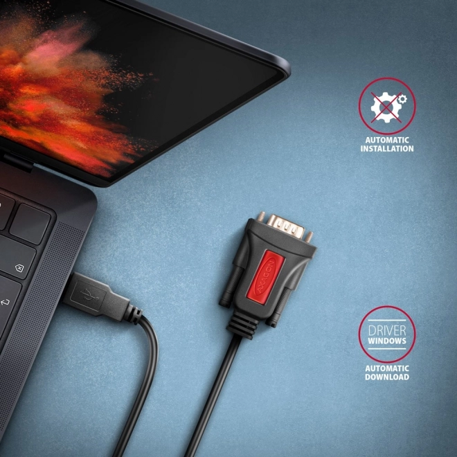 USB 2.0 na RS-232 adapter 1,5 m kabel s čipom Prolific